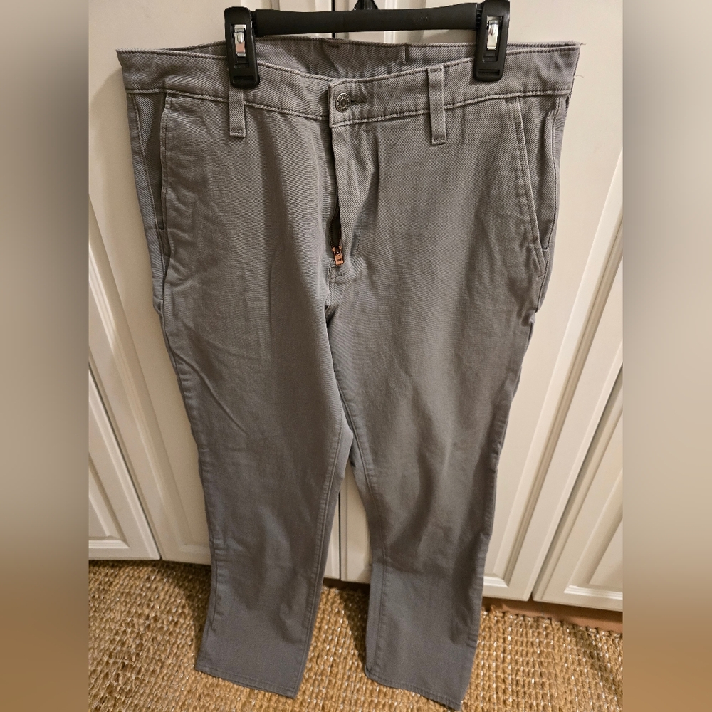 Men's Levi's Commuter Gray Pants 34 Waist 34 Length